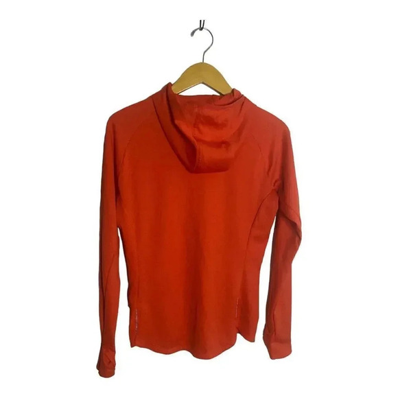 The North Face Women’s Orange Pullover Athletic Hoodie Size Medium - Picture 2 of 8